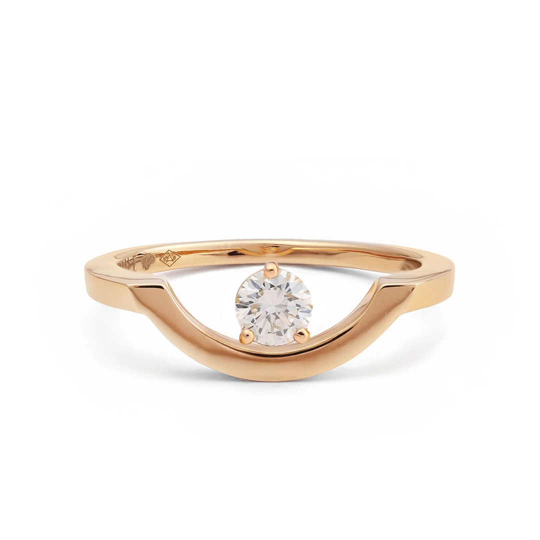 Bague_Intrepide_grand_arc_0.25ct_-_Or_rose_18k_-_diamant_ethique_-_Loyale_Paris_-_1