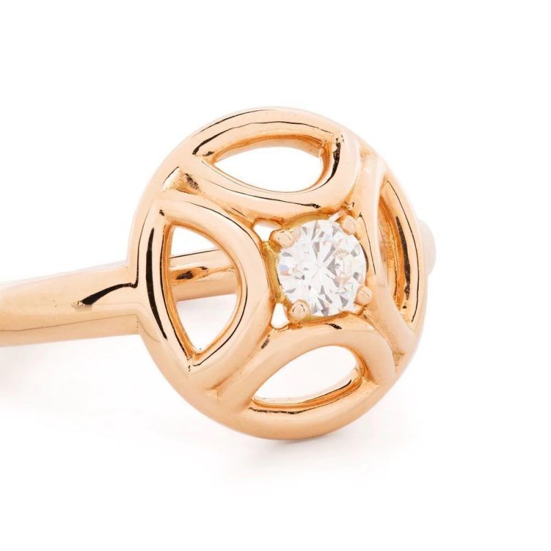 Ring Perpétuelle 025ct - 18k rose gold lab grown diamond Loyale Paris