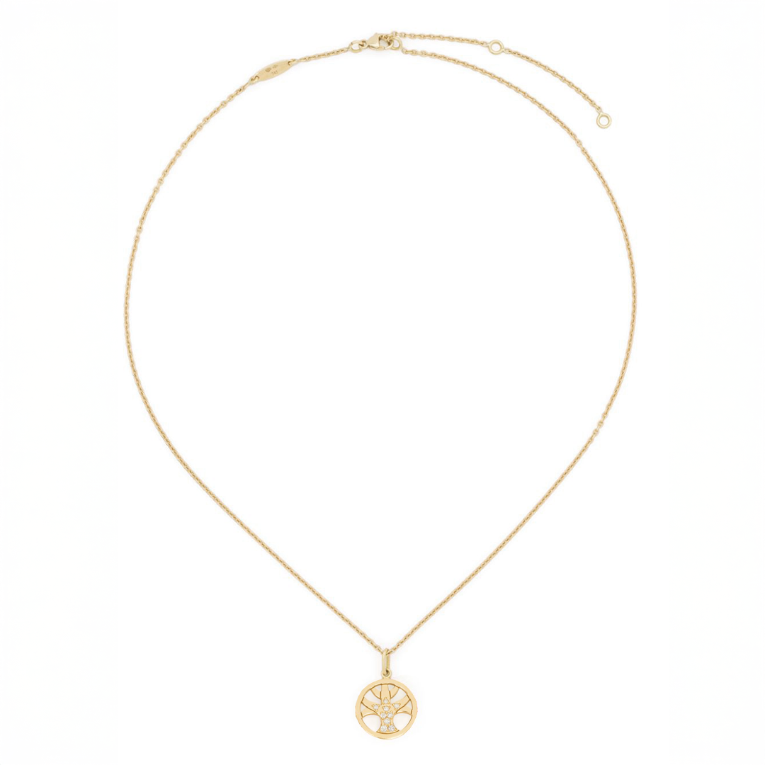 Charm Force on Fine Chain - 18k yellow gold 2