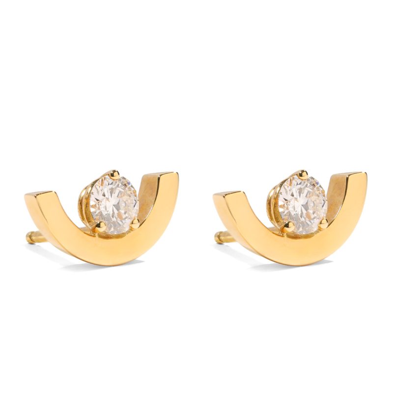 Boucles_d'oreilles_Intrepide_petit_arc_0.25ct_x2_-_Or_jaune_18k_-_diamant_ethique_-_Loyale_Paris_-_1