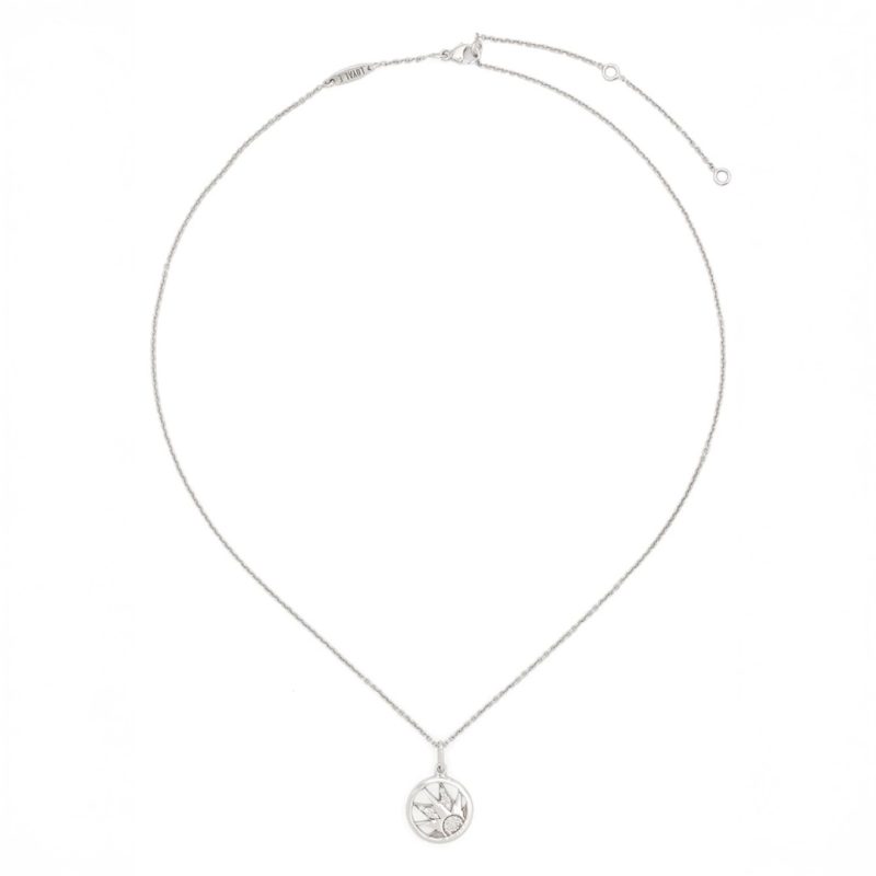 Charm Joie on Fine Chain - 18k white gold 4