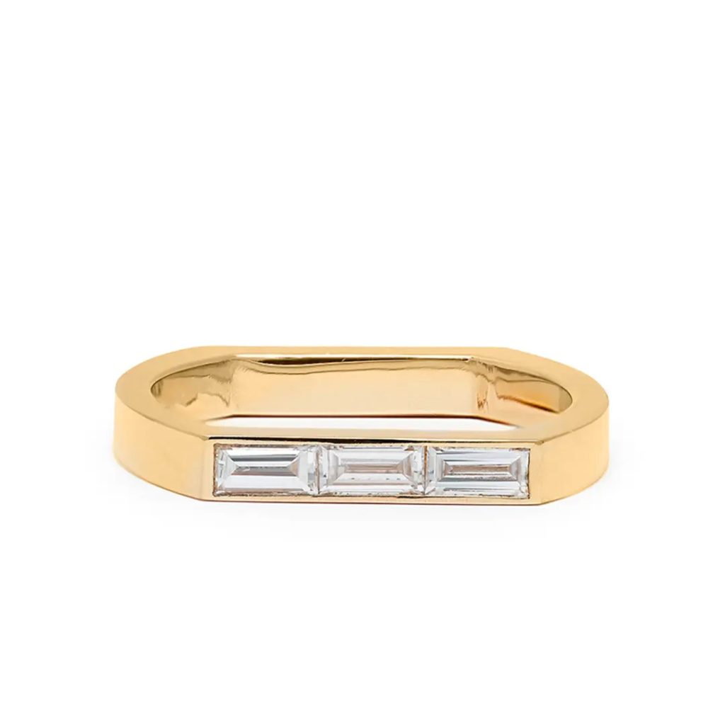 Alliance_Uraeus_droite_Baguette_-_Or_jaune_18k_-_diamant_ethique_-_Loyale_Paris_-_1